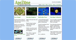 Desktop Screenshot of apezone.com