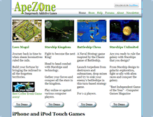 Tablet Screenshot of apezone.com